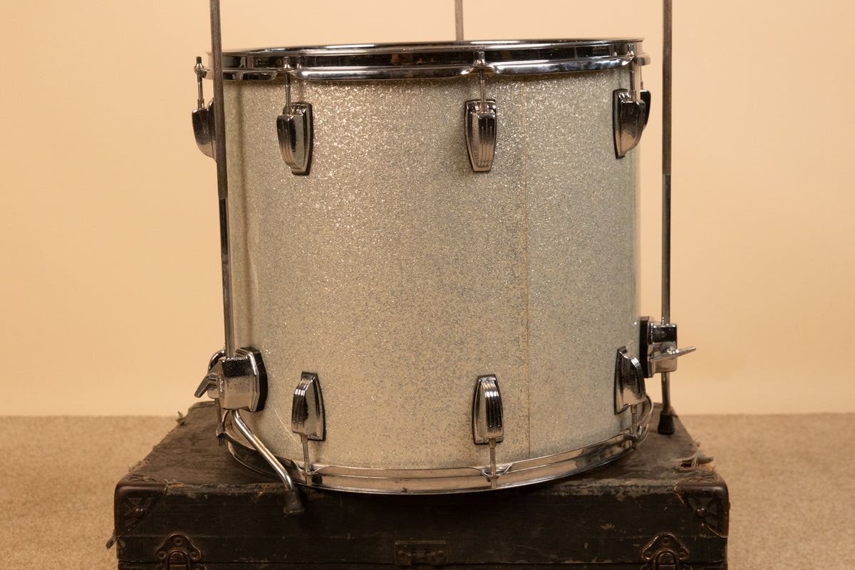 1993 Ludwig 16x18 Silver Sparkle Floor Tom
