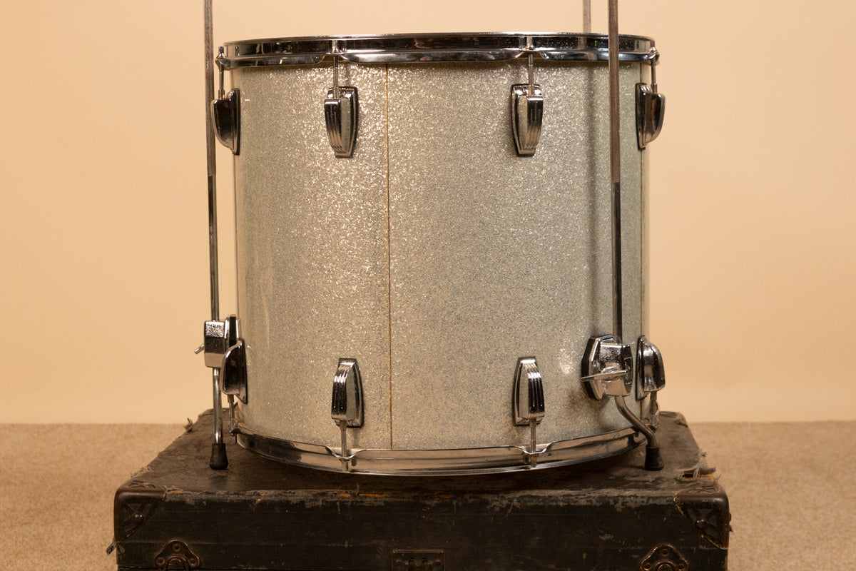 1993 Ludwig 16x18 Silver Sparkle Floor Tom
