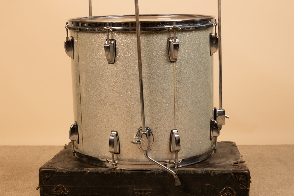 1993 Ludwig 16x18 Silver Sparkle Floor Tom