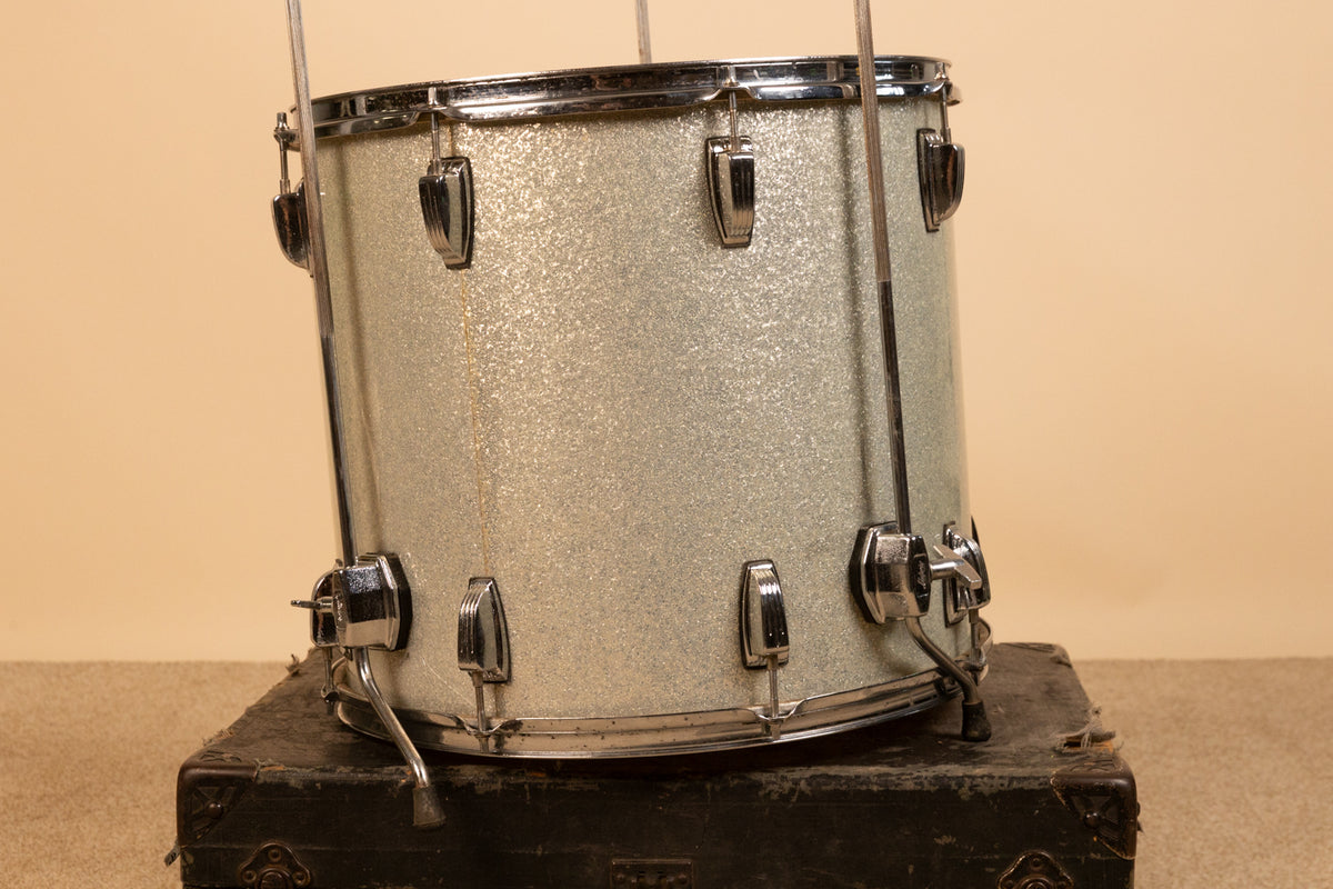 1993 Ludwig 16x18 Silver Sparkle Floor Tom