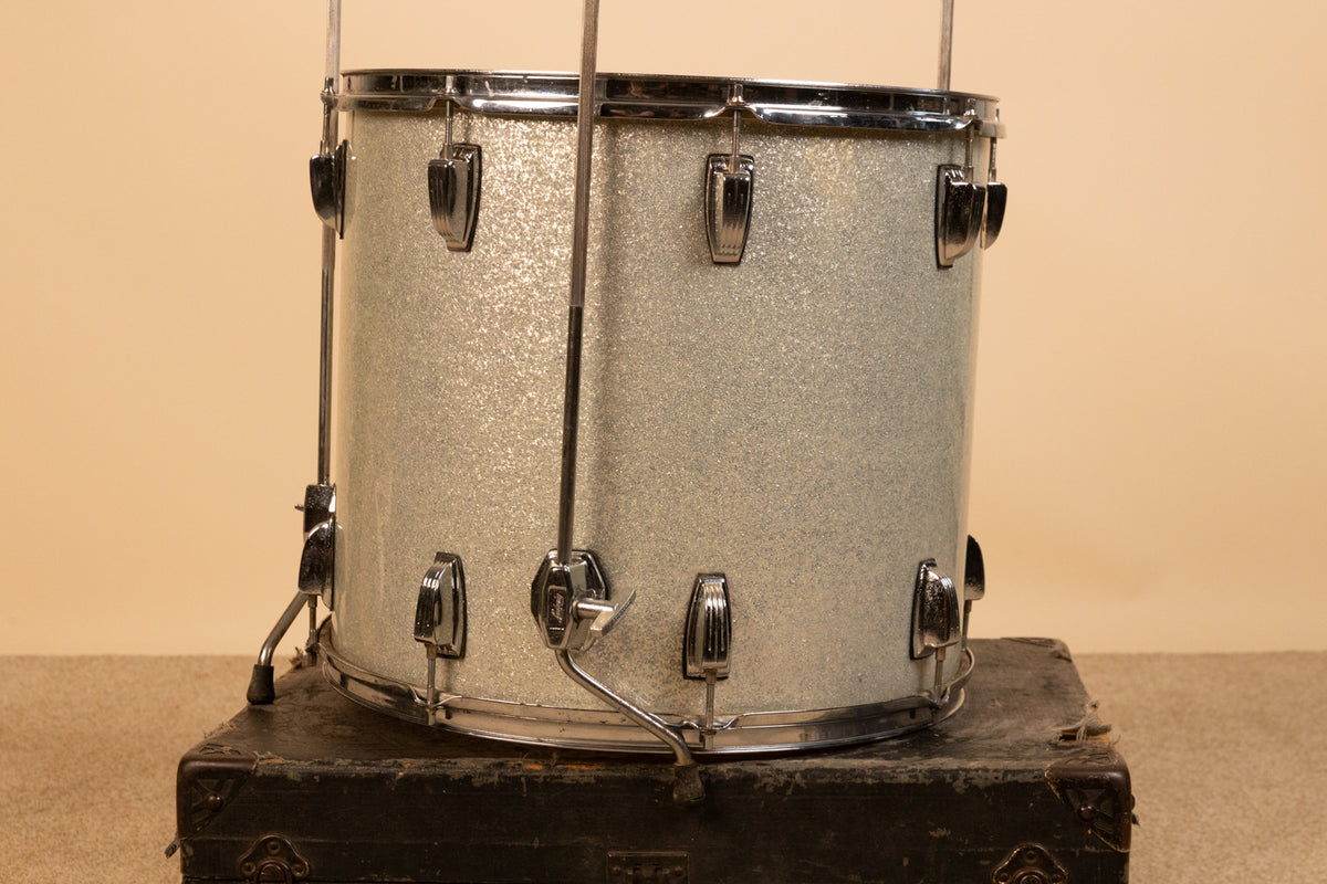 1993 Ludwig 16x18 Silver Sparkle Floor Tom