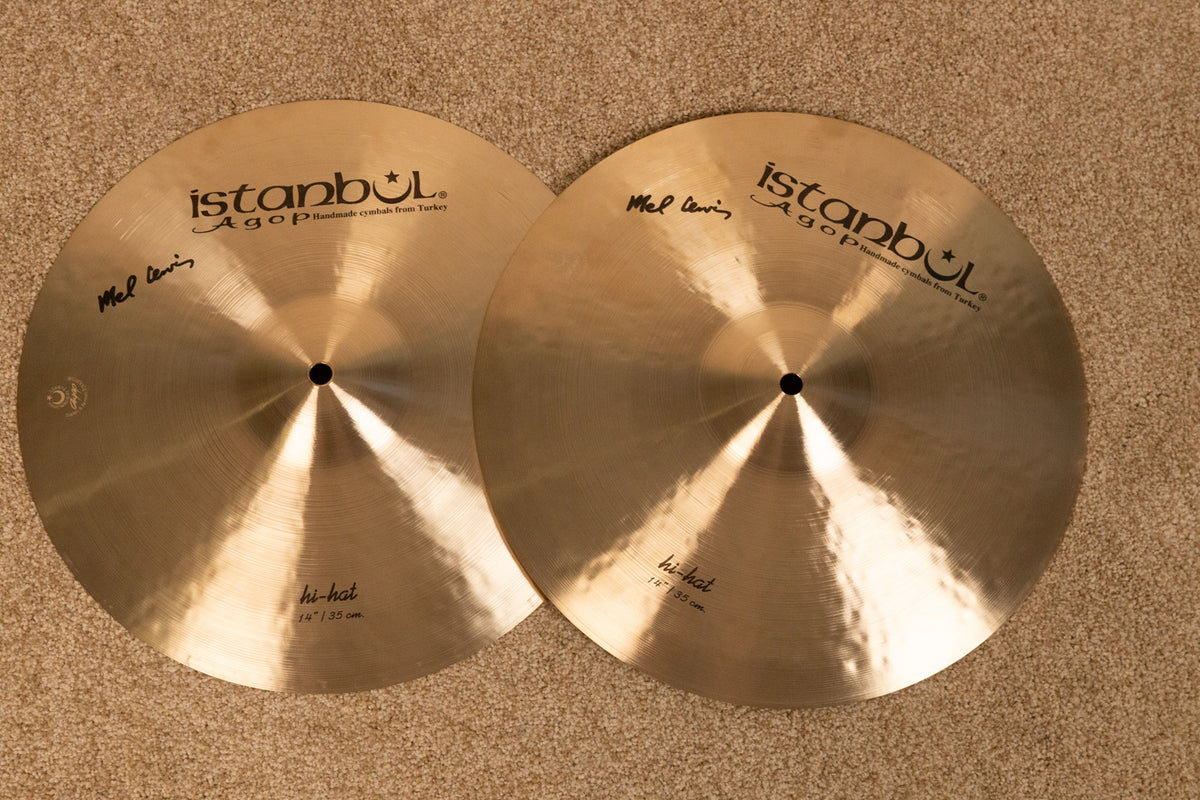 Istanbul Agop 14" Mel Lewis Hi Hat Cymbals 869g 1060g