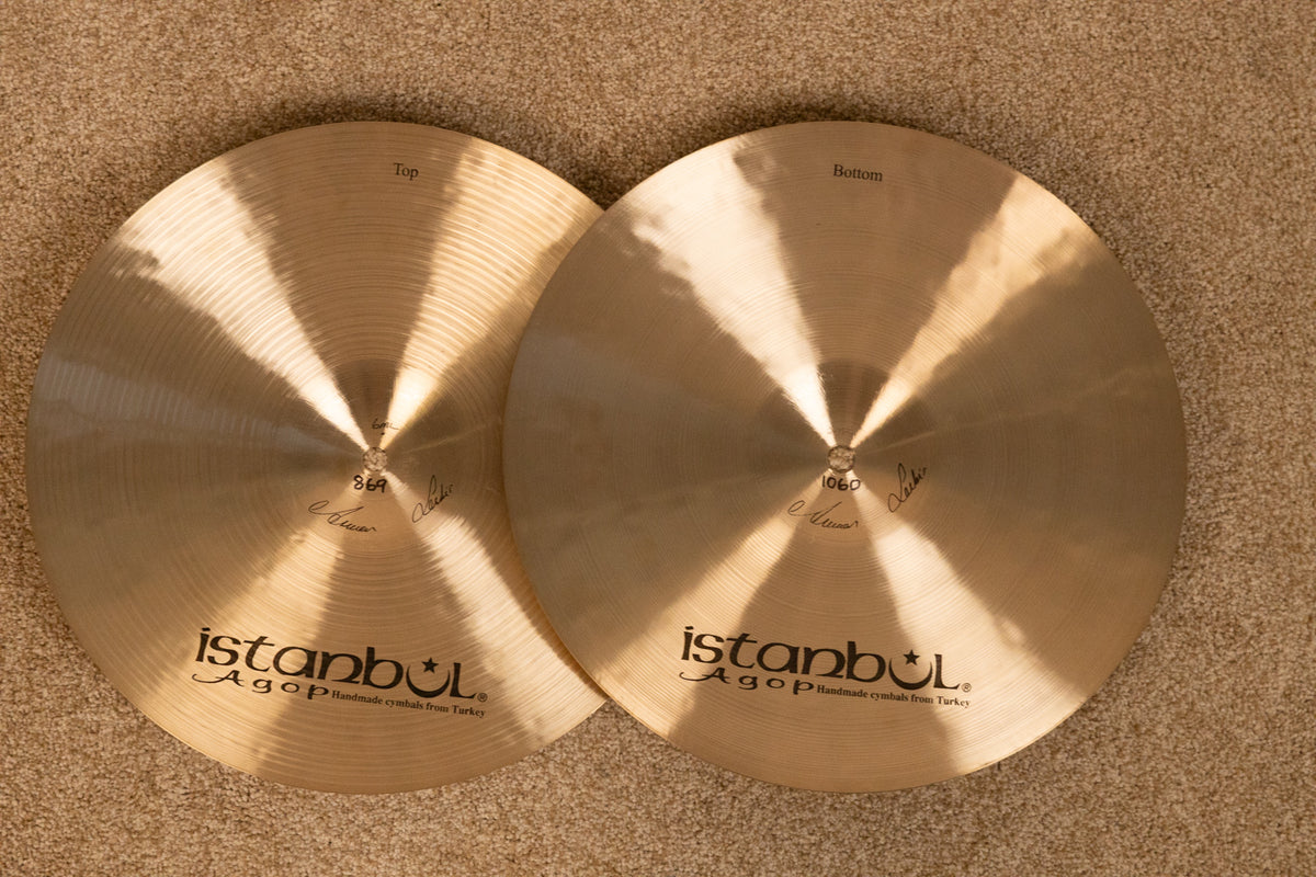Istanbul Agop 14" Mel Lewis Hi Hat Cymbals 869g 1060g