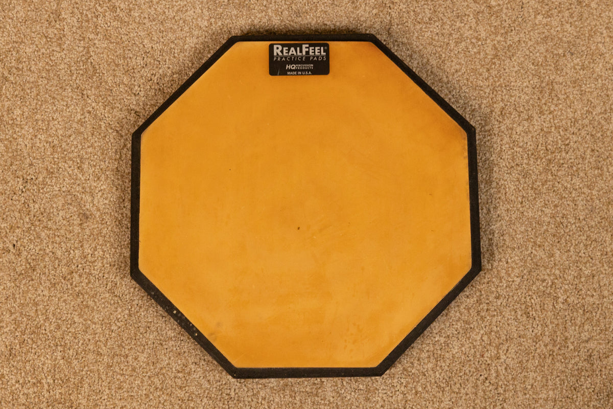 HQ Percussion 12" RealFeel Double Sided Practice Pad
