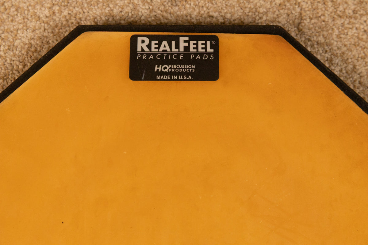 HQ Percussion 12" RealFeel Double Sided Practice Pad