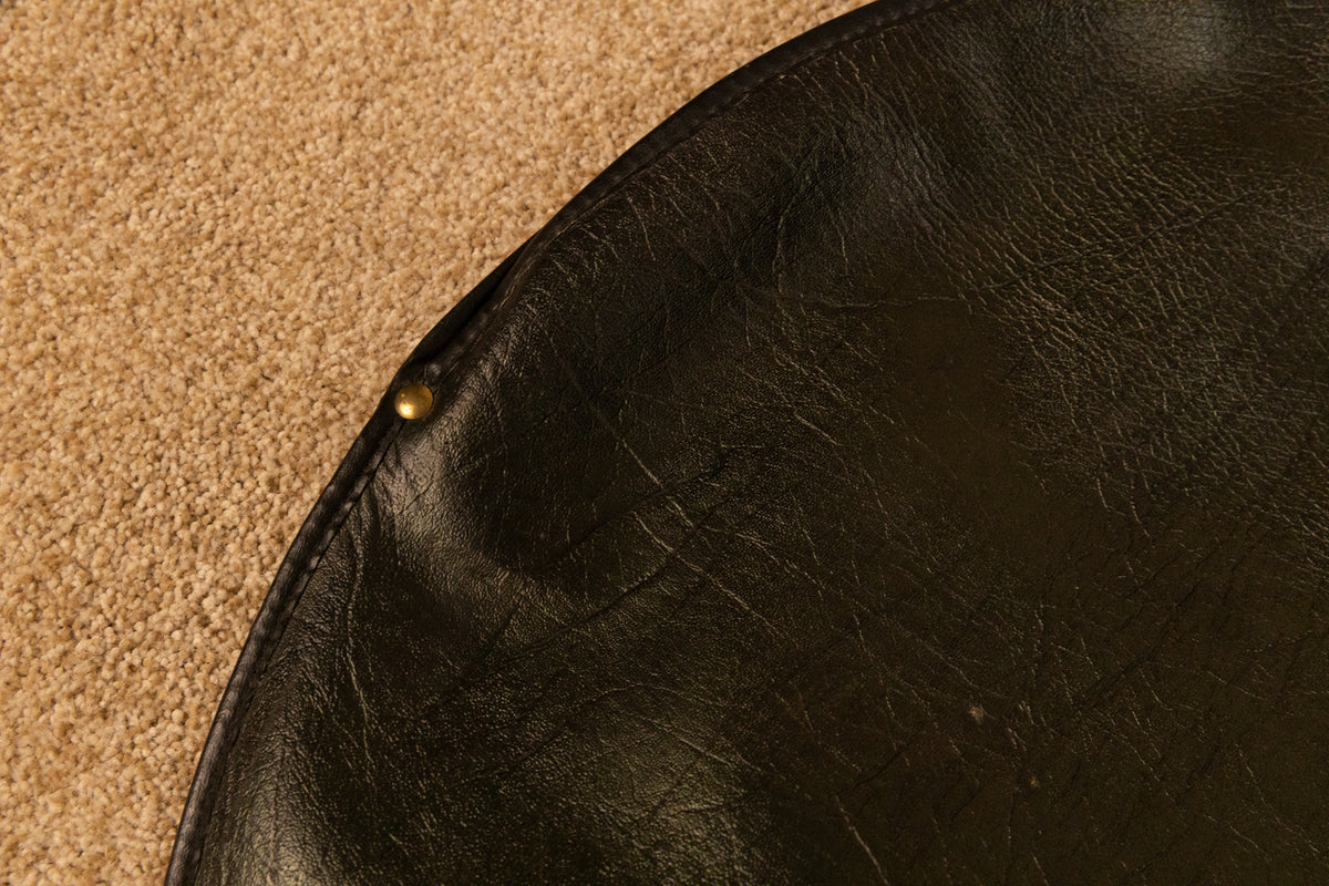 Vintage 20" Leather Cymbal Bag