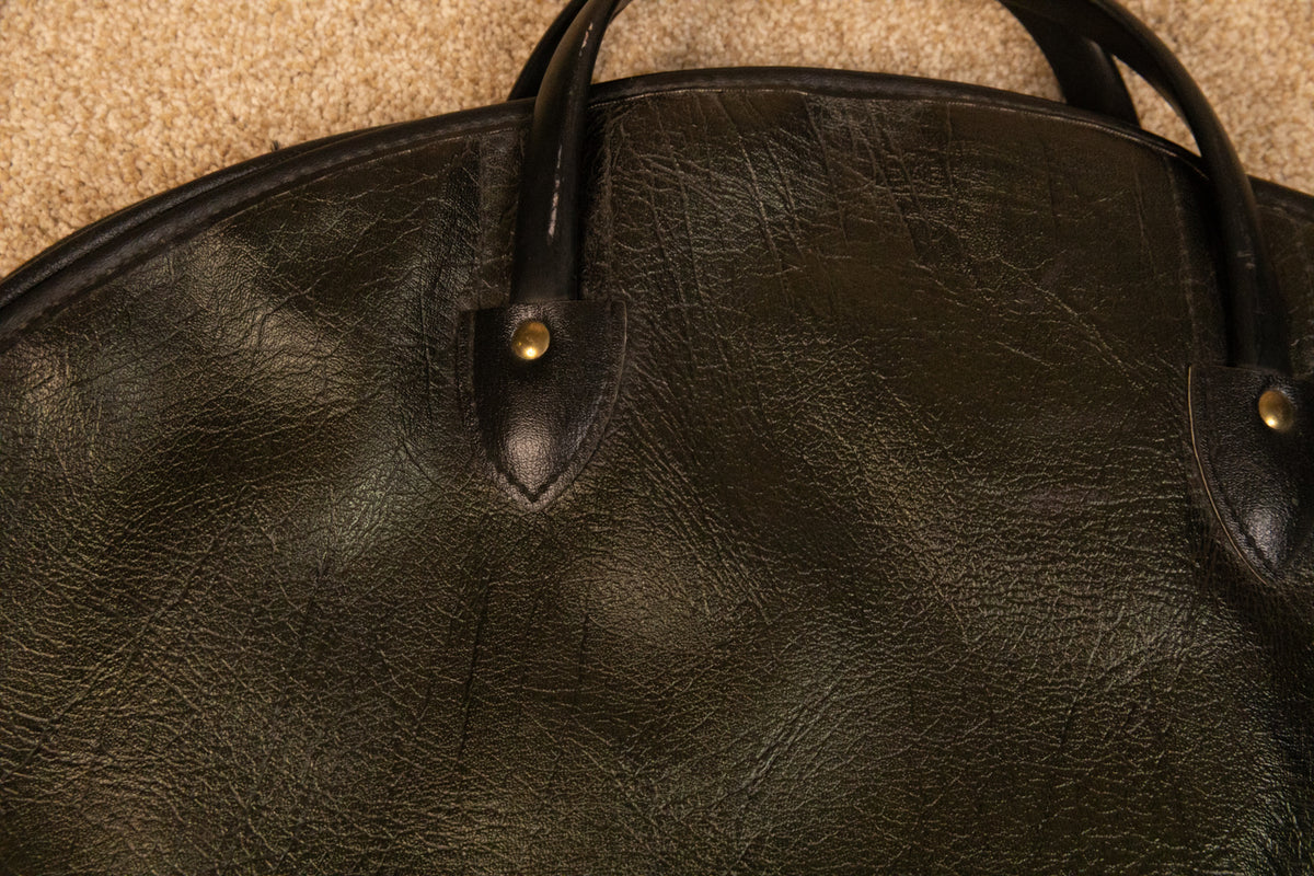 Vintage 20" Leather Cymbal Bag