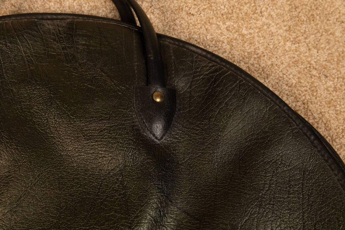 Vintage 20" Leather Cymbal Bag