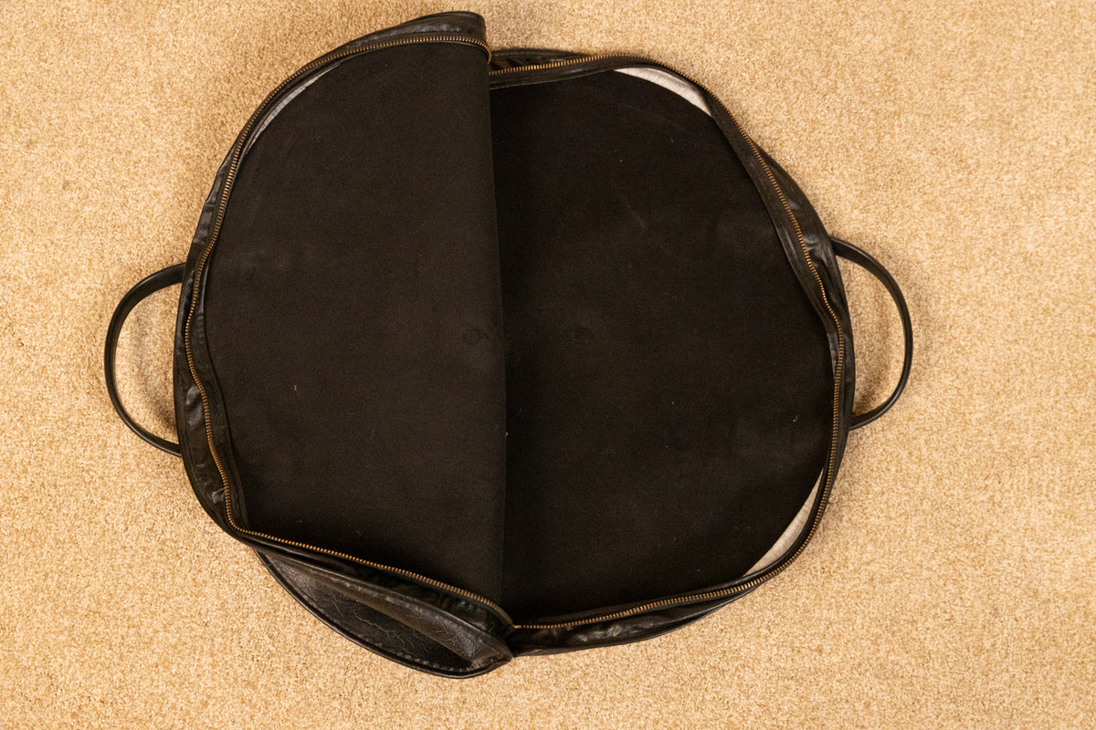 Vintage 20" Leather Cymbal Bag