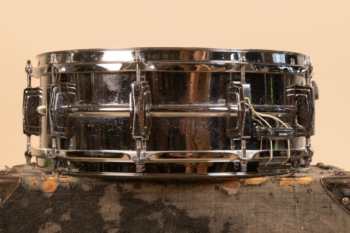 1970s Ludwig 5x14 Supraphonic LM400 Snare Drum