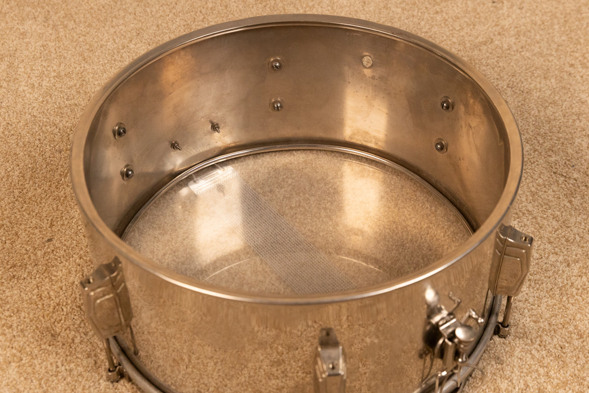 1950s Leedy & Ludwig 6.5x14 Metal Utility Snare Drum