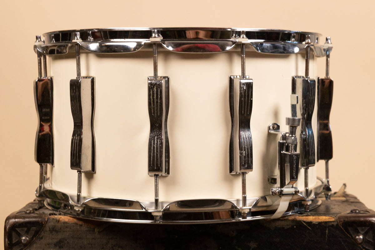 Ludwig 8x14 White Cortex Coliseum Snare Drum