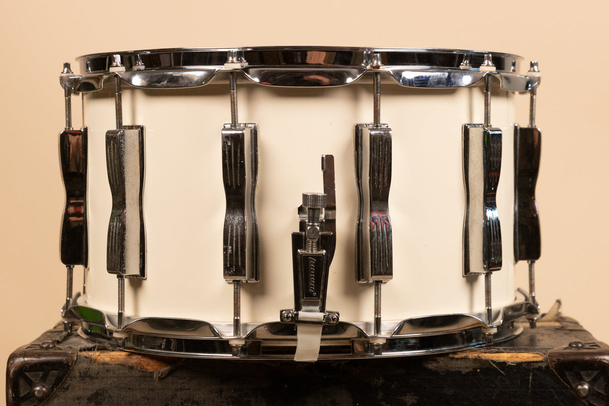 Ludwig 8x14 White Cortex Coliseum Snare Drum