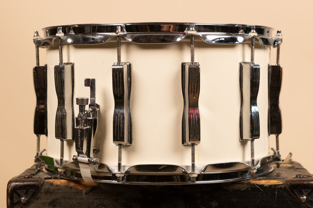Ludwig 8x14 White Cortex Coliseum Snare Drum