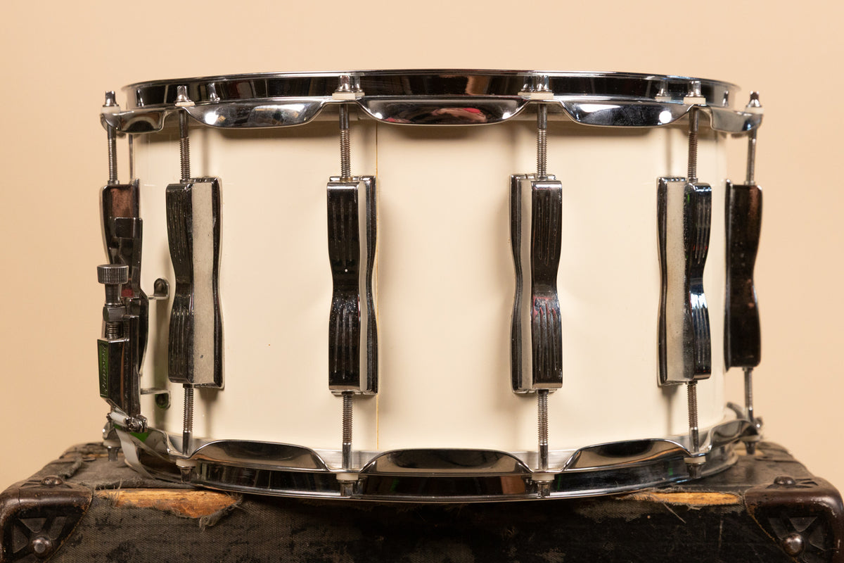 Ludwig 8x14 White Cortex Coliseum Snare Drum