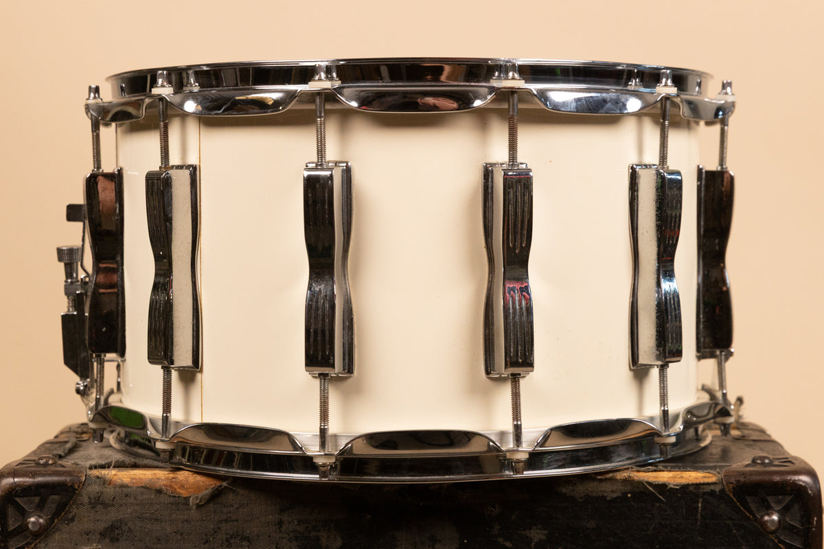 Ludwig 8x14 White Cortex Coliseum Snare Drum