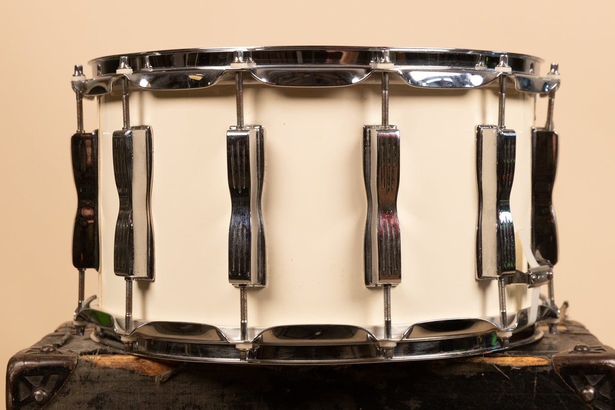 Ludwig 8x14 White Cortex Coliseum Snare Drum