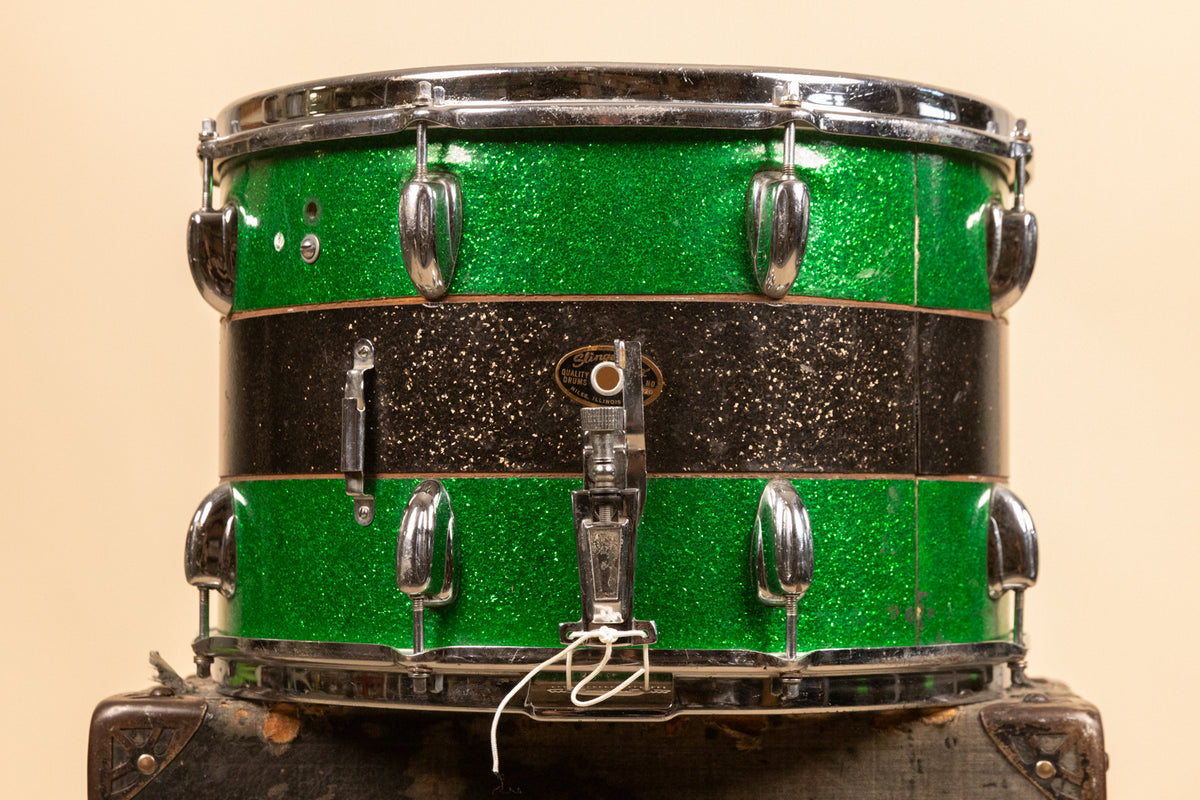 1960s Slingerland 10x15 Haskell W. Harr Tri Band Parade Drum
