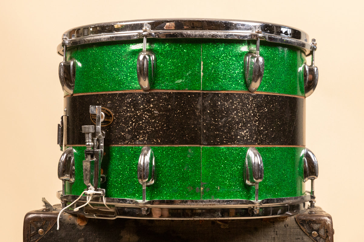 1960s Slingerland 10x15 Haskell W. Harr Tri Band Parade Drum