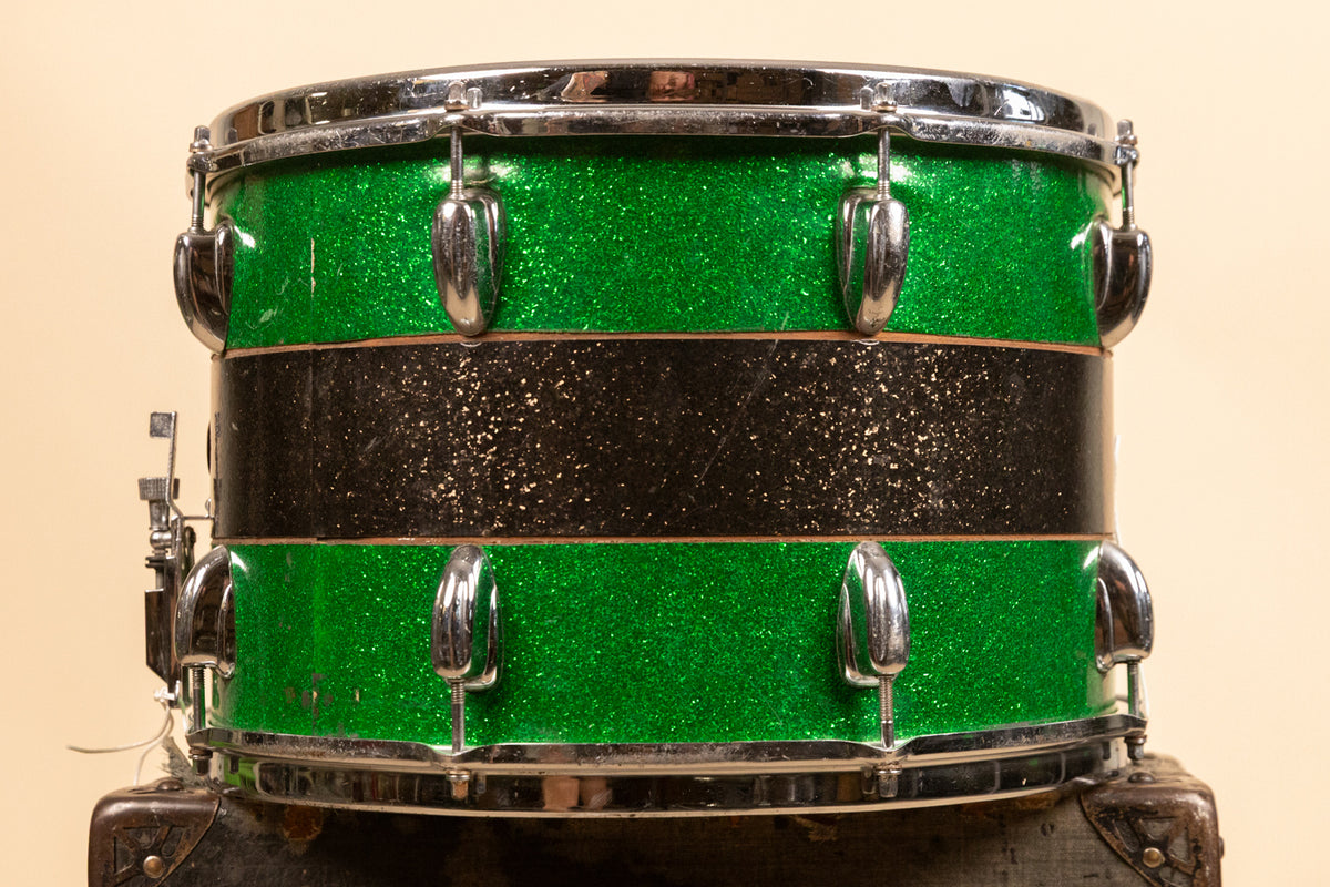 1960s Slingerland 10x15 Haskell W. Harr Tri Band Parade Drum
