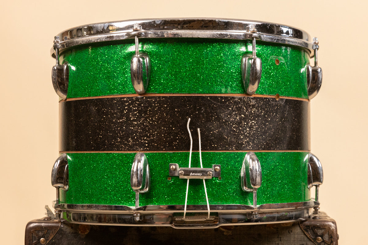 1960s Slingerland 10x15 Haskell W. Harr Tri Band Parade Drum