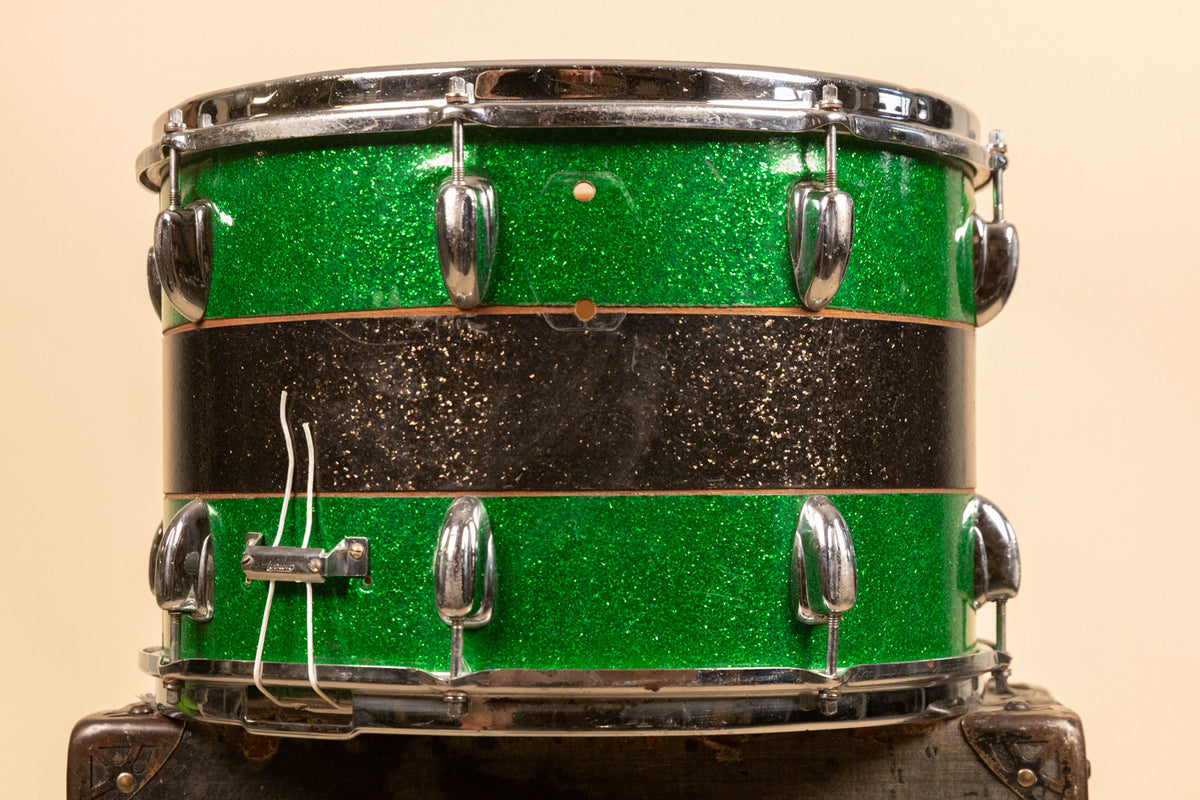 1960s Slingerland 10x15 Haskell W. Harr Tri Band Parade Drum