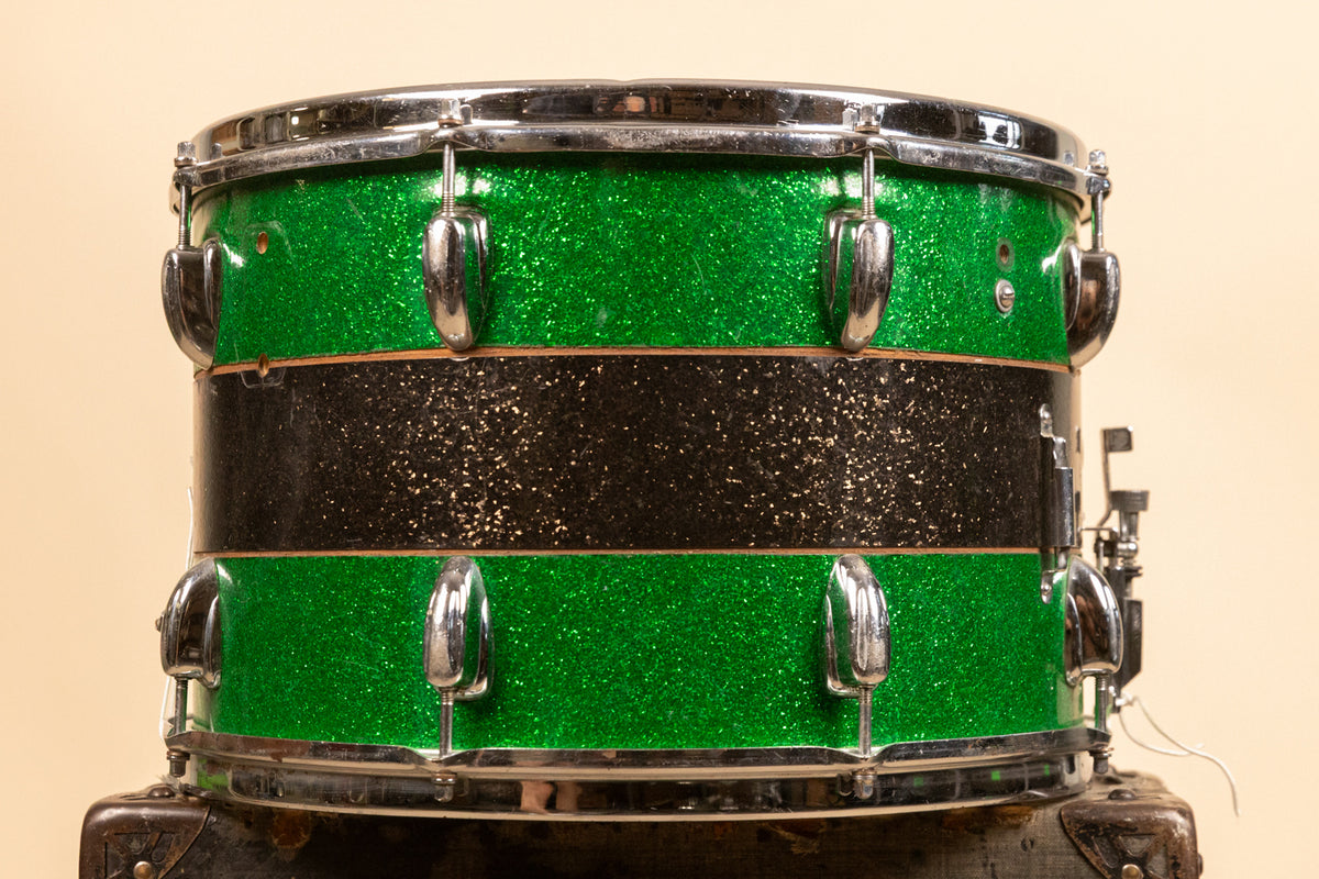 1960s Slingerland 10x15 Haskell W. Harr Tri Band Parade Drum