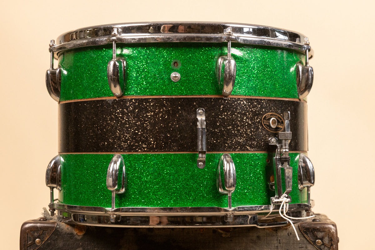 1960s Slingerland 10x15 Haskell W. Harr Tri Band Parade Drum