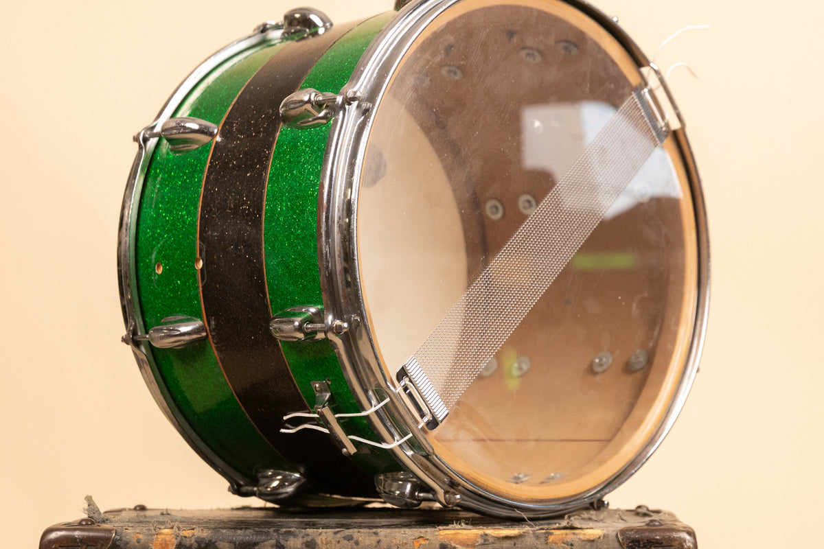 1960s Slingerland 10x15 Haskell W. Harr Tri Band Parade Drum