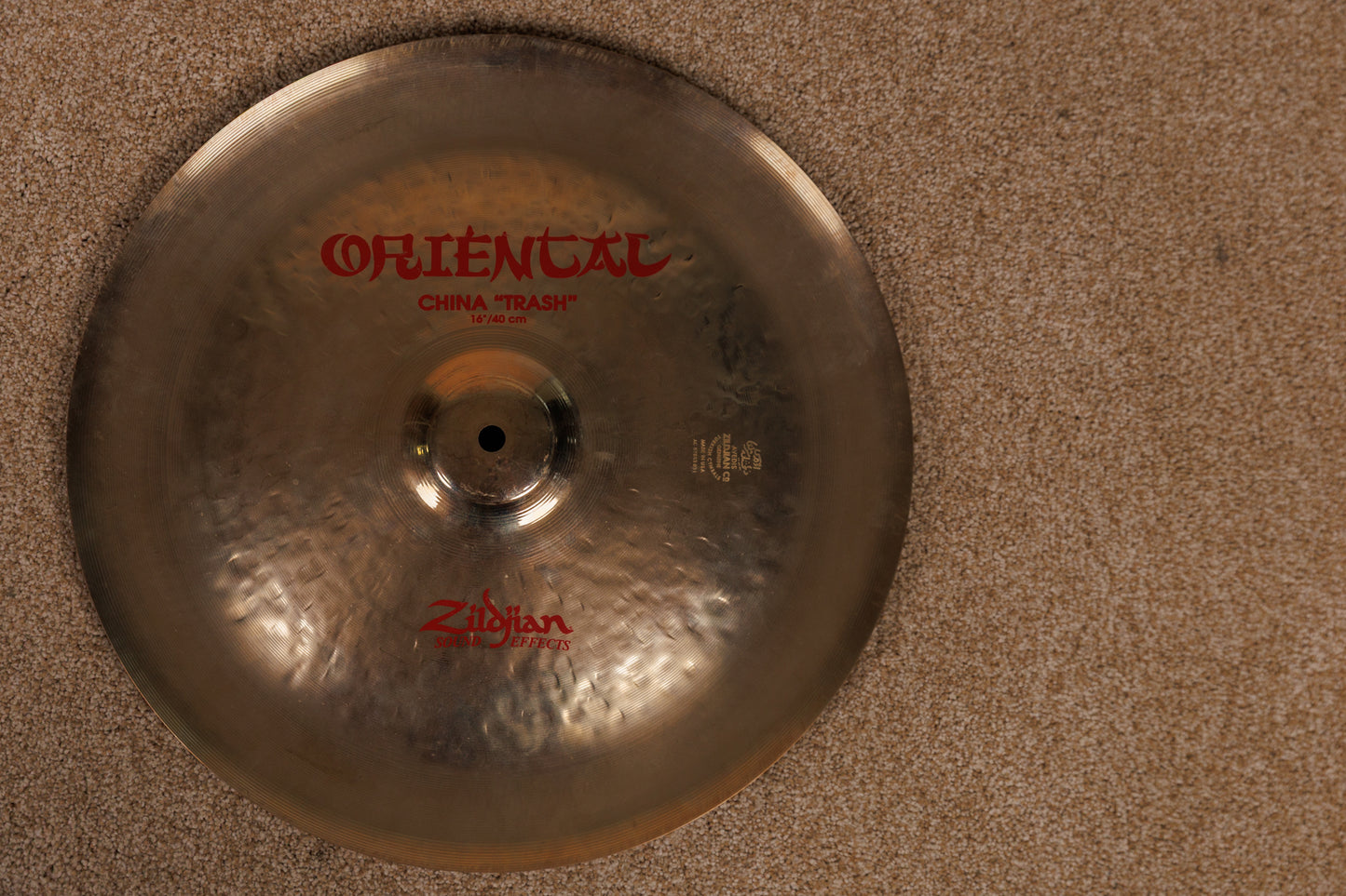 Zildjian Oriental Series 16" China Trash Cymbal 976g