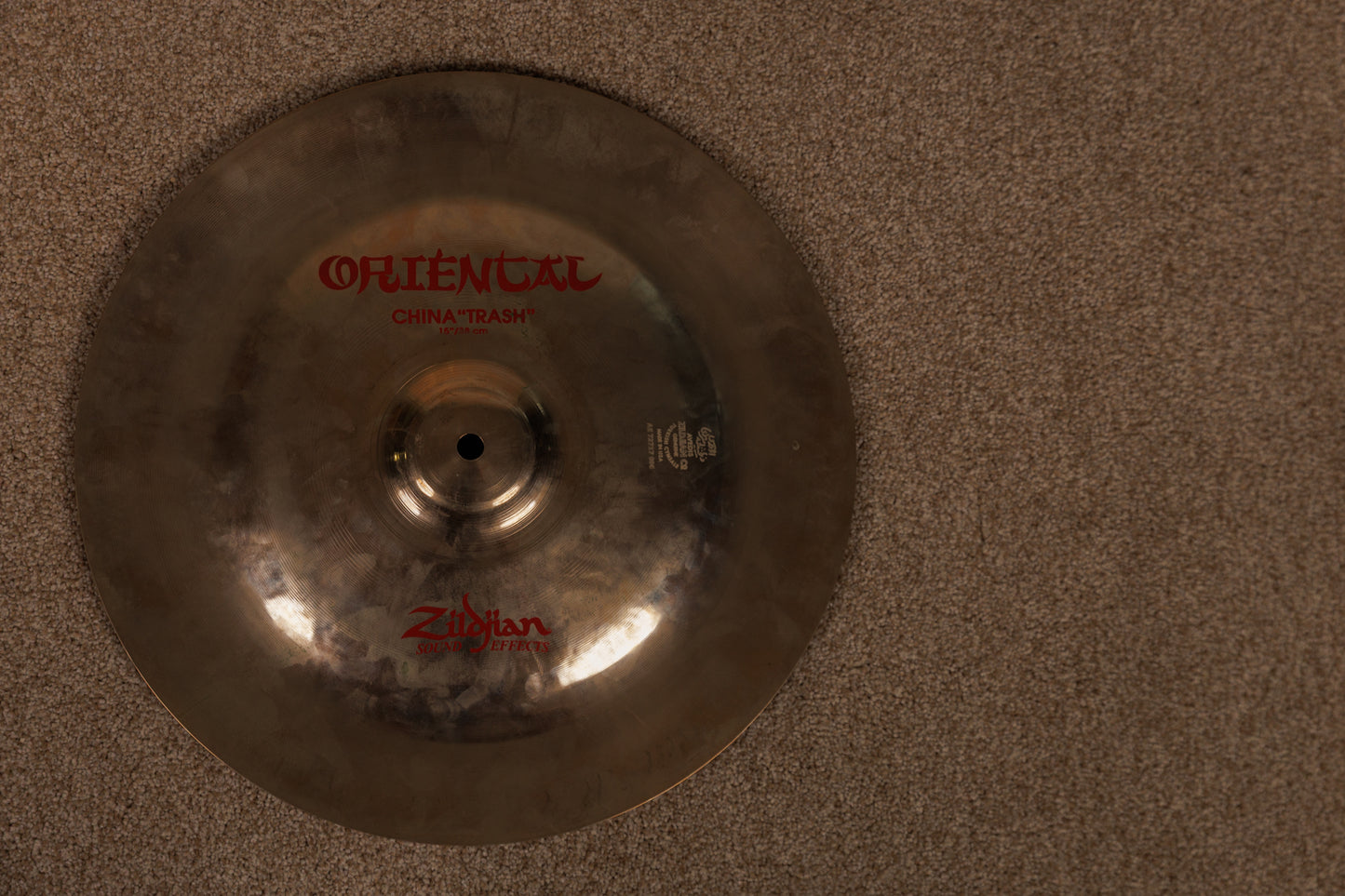 Zildjian Oriental Series 15" China Trash Cymbal 673g