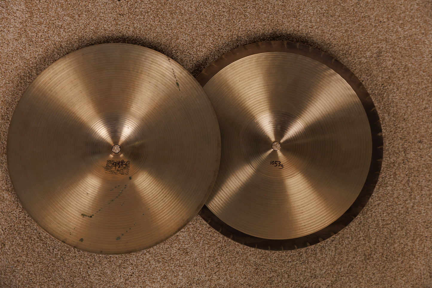 Zildjian A 13" Mastersound Hi Hat Cymbals 938g 1053g