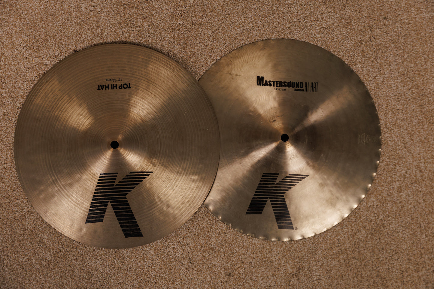 ZIldjian K Series 13" Hi Hat Cymbals 794g 1131g