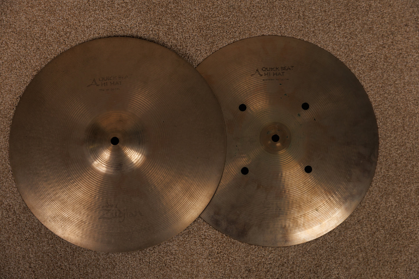 Zildjian A 14" Quick Beat Hi Hat Cymbals 1242g 1453g
