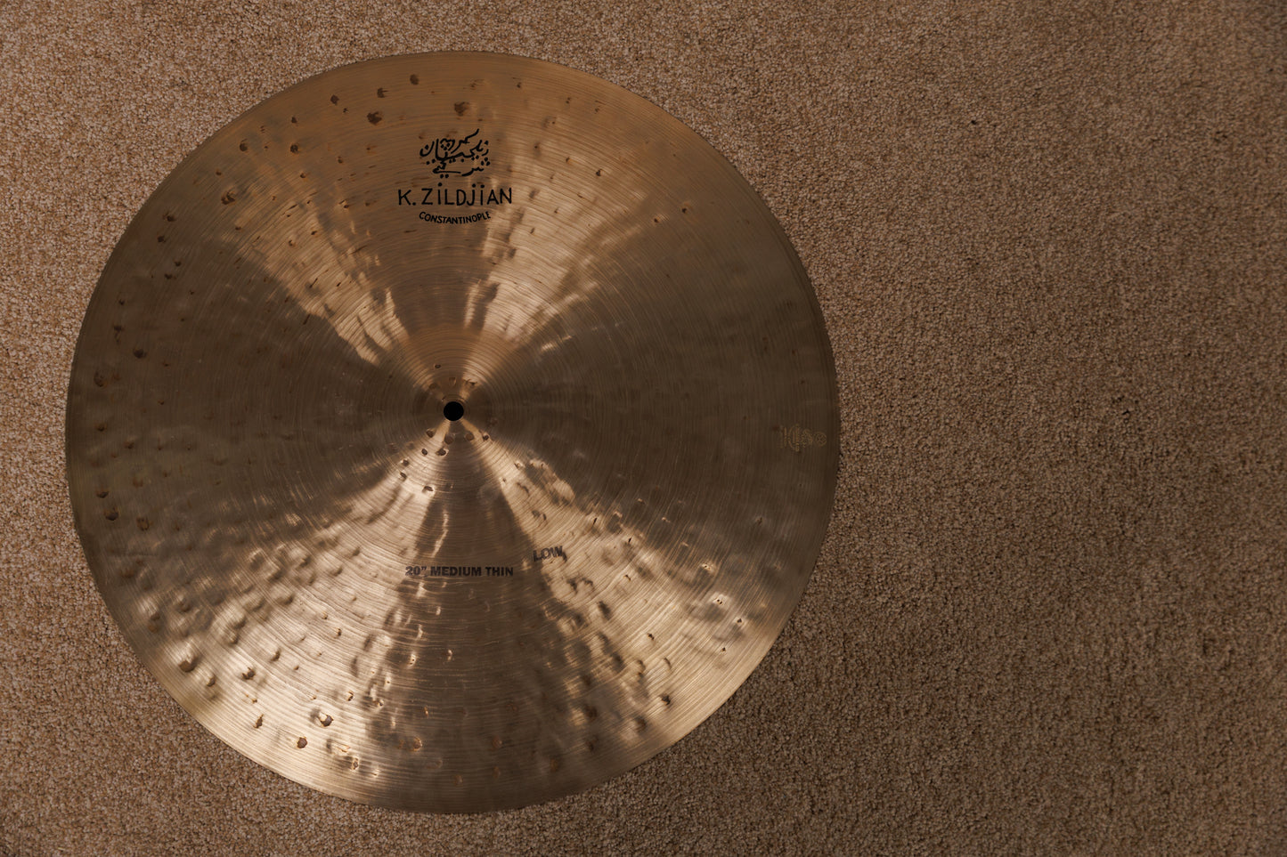 Early 2000s Zildjian 20" K Constantinople Series Medium Thin Low Ride Cymbal 1944g