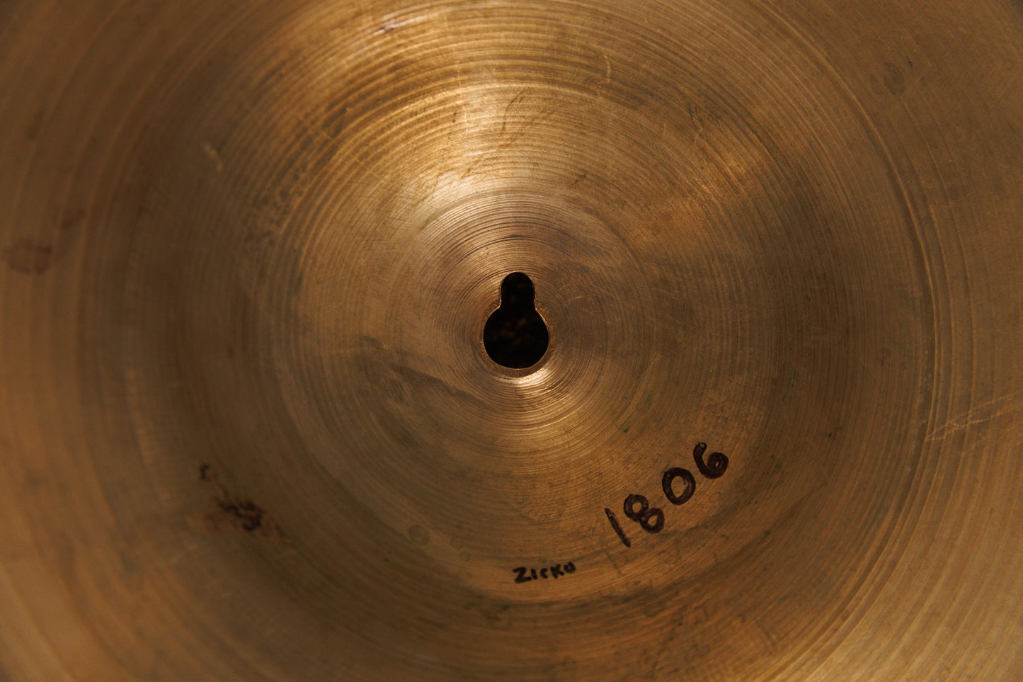 1960s Zildjian A 20" Thin Ride Cymbal 1806g