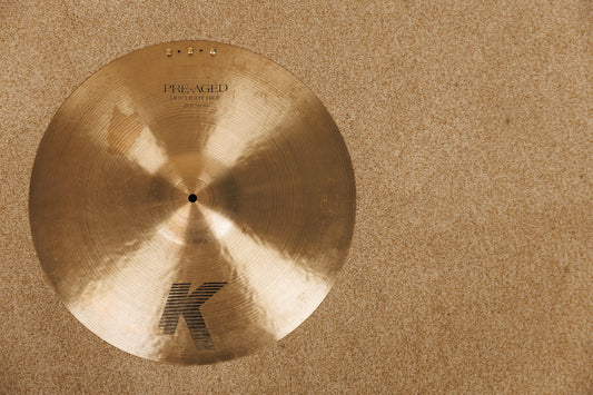 Zildjian 20" K Pre-Aged Dry Light Sizzle Ride Cymbal 1936g
