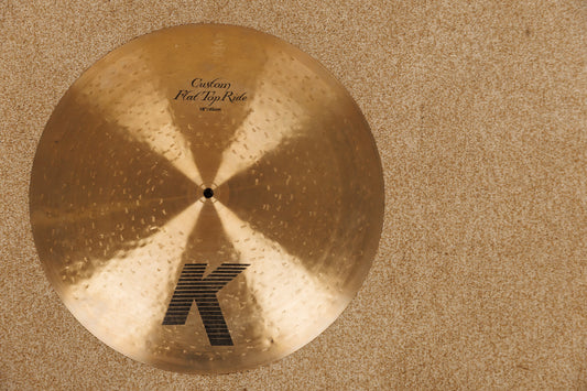 ZIldjian K Custom Series 18" Flat Top Ride Cymbal 1546g