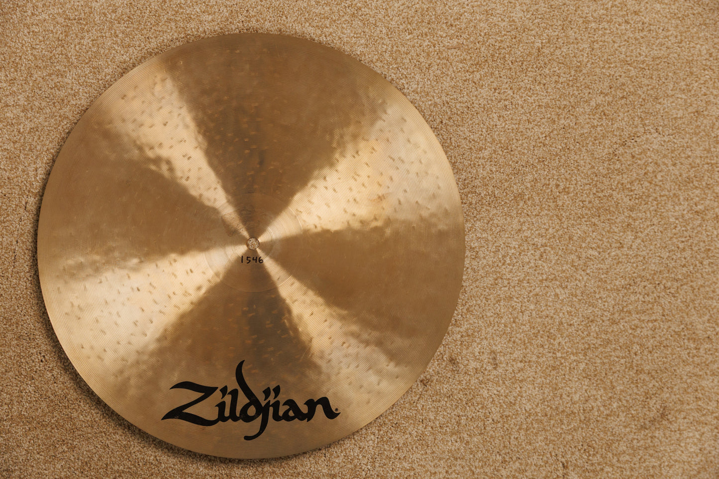 ZIldjian K Custom Series 18" Flat Top Ride Cymbal 1546g