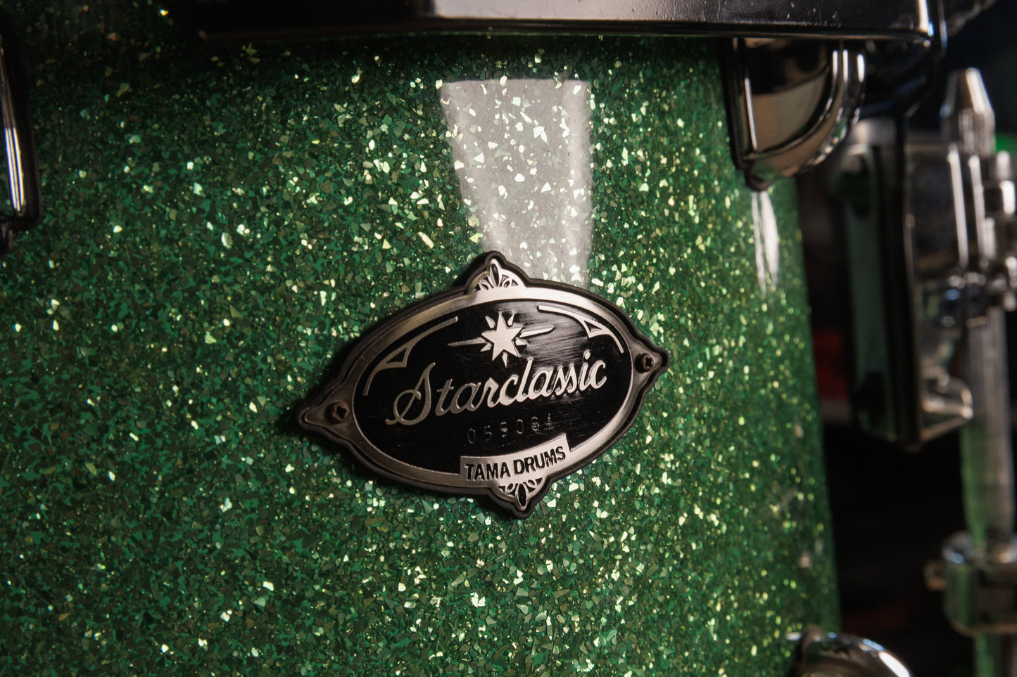 2000s Tama Starclassic Performer B/B Shattered Turquoise Drum Set