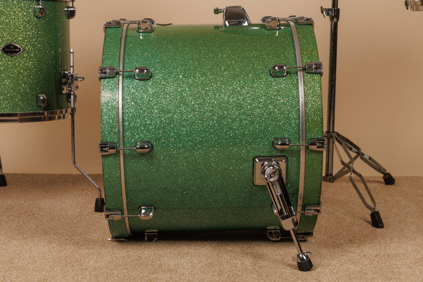 2000s Tama Starclassic Performer B/B Shattered Turquoise Drum Set