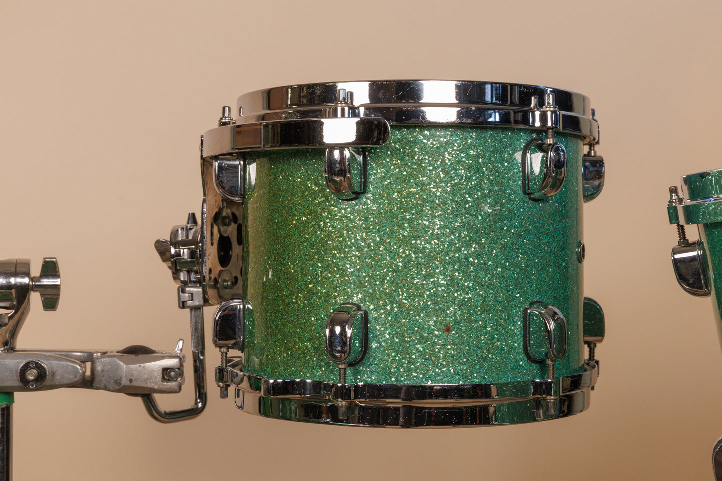 2000s Tama Starclassic Performer B/B Shattered Turquoise Drum Set