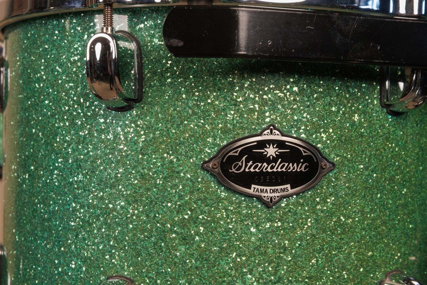 2000s Tama Starclassic Performer B/B Shattered Turquoise Drum Set