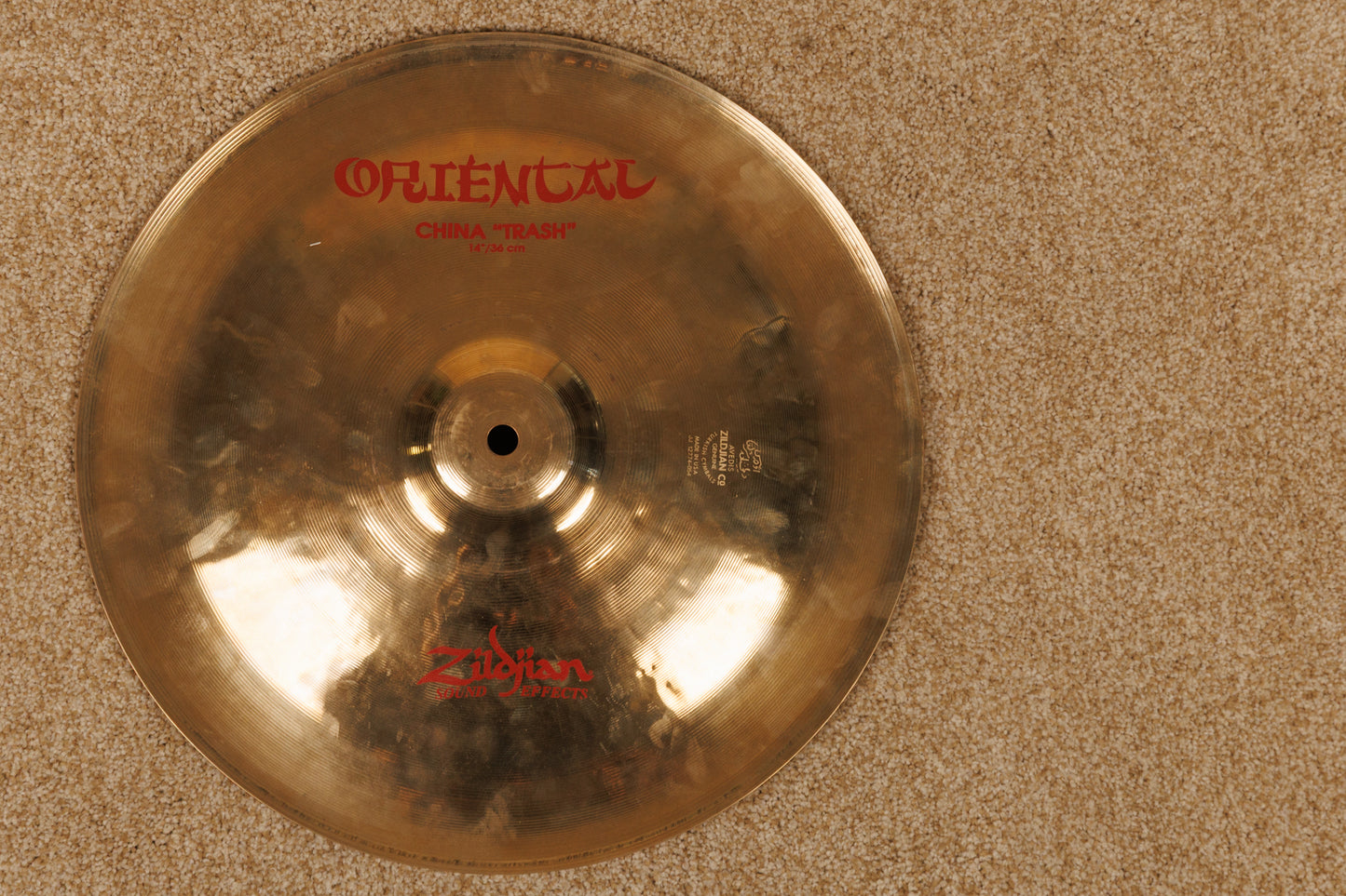 Zildjian Oriental Series 14" China Trash Cymbal 672g