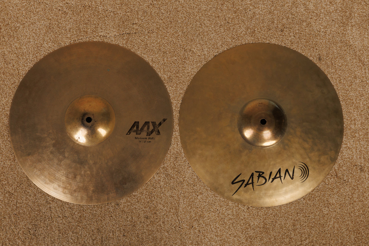 Sabian 14" AAX Medium Hi Hats 966g 1338g