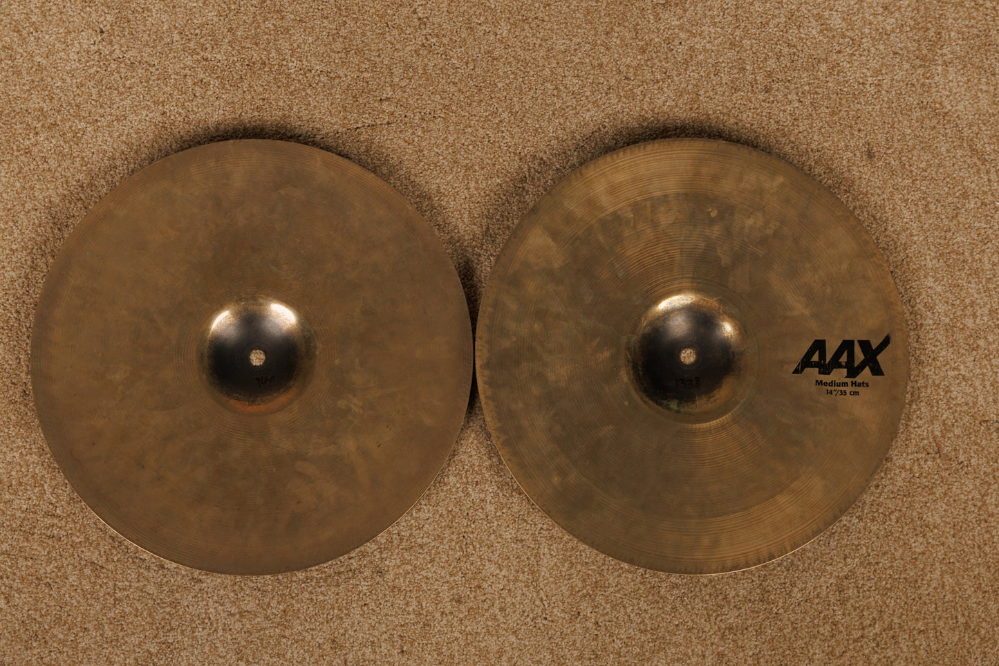 Sabian 14" AAX Medium Hi Hats 966g 1338g
