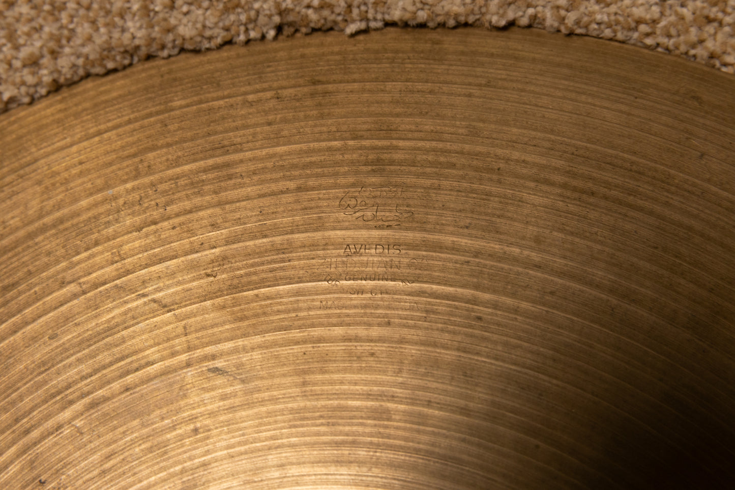 Vintage Zildjian 15" Hollow Logo Hi Hat Cymbals 1038g 1438g