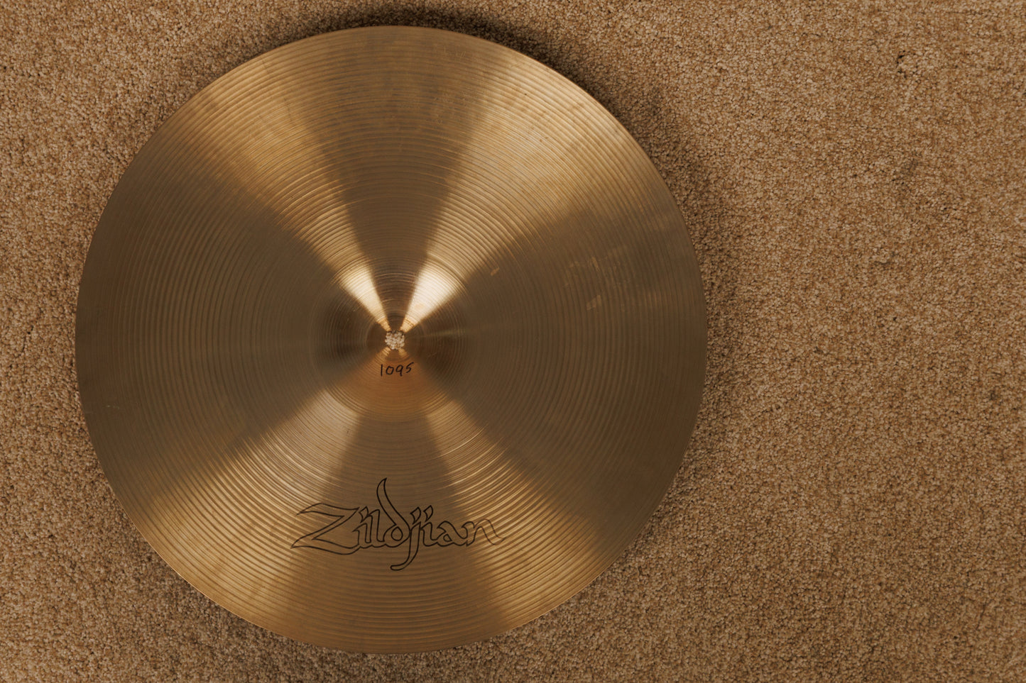 1970s Zildjian 16" Thin Stamp Crash Cymbal 1095g
