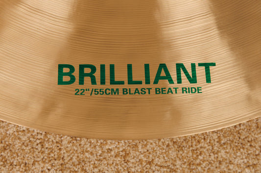 Hawthorne Brilliant 22" Blast Beat Ride Cymbal