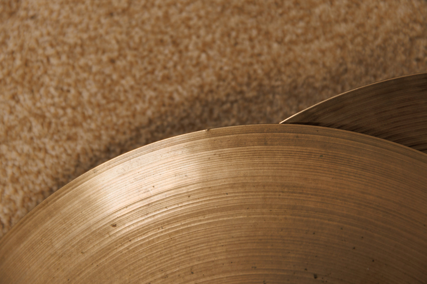 1960s Zildjian 14" Hi Hat Cymbals 863g 924g